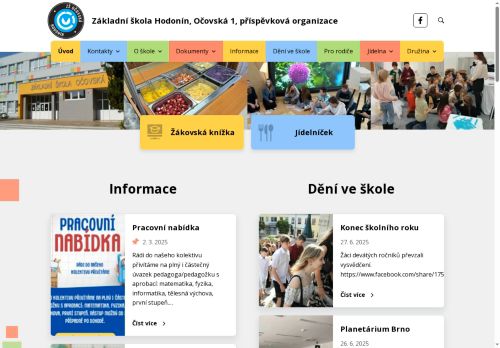 Zobrazit webové stránky Základní škola Hodonín, Očovská 1