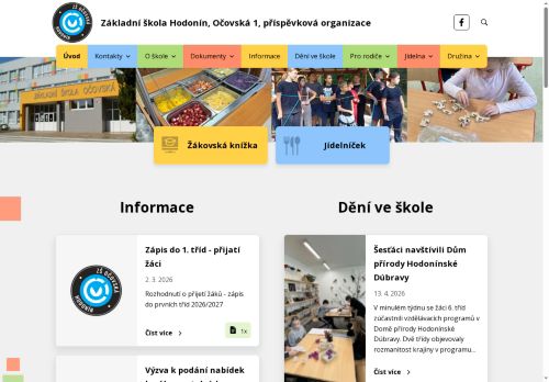 Zobrazit webové stránky Základní škola Hodonín, Očovská 1