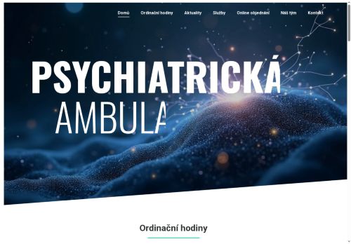 Zobrazit webové stránky Ambulance psychiatrie a psychosomatiky - MUDr. Soňa Vavrincová, MUDr. Bohuslava Kašpárková