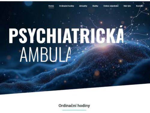 Ambulance psychiatrie a psychosomatiky - MUDr. Soňa Vavrincová, MUDr. Bohuslava Kašpárková