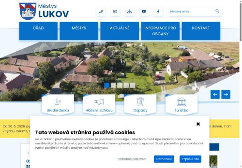 Zobrazit webové stránky Úřad městyse Lukov