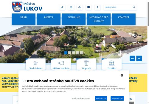 Zobrazit webové stránky Úřad městyse Lukov