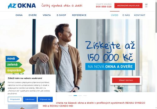 Zobrazit webové stránky AZ OKNA a.s.