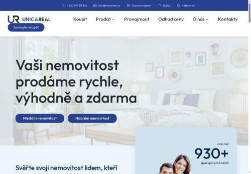 Zobrazit webové stránky Unicareal s.r.o.