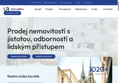 Zobrazit webové stránky Unicareal s.r.o.