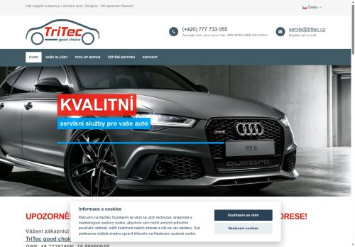 TriTec good choice s.r.o. nabízí práci na pozici AUTOMECHANIK - AUTOTRONIK - AUTOELEKTRIKÁŘ M/Ž v obci Břeclav