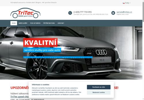 TriTec good choice s.r.o. nabízí práci na pozici AUTOMECHANIK - AUTOTRONIK - AUTOELEKTRIKÁŘ v obci Břeclav