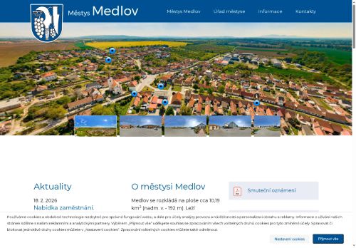 Zobrazit webové stránky Úřad městyse Medlov