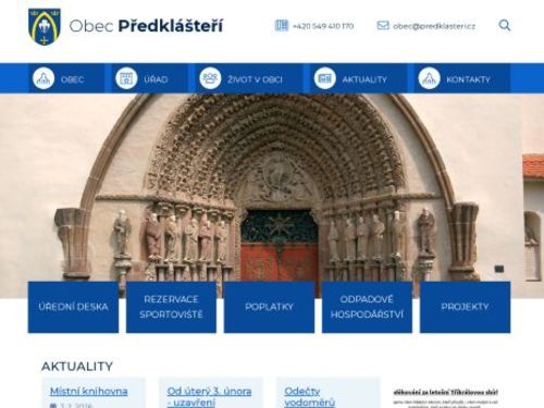 Obecní úřad Předklášteří
