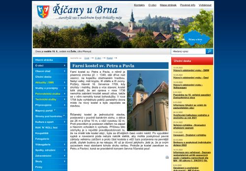 Zobrazit webové stránky Farní kostel sv. Petra a Pavla