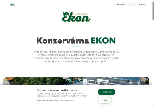 Webové stránky EKON spol. s r.o., Miroslav