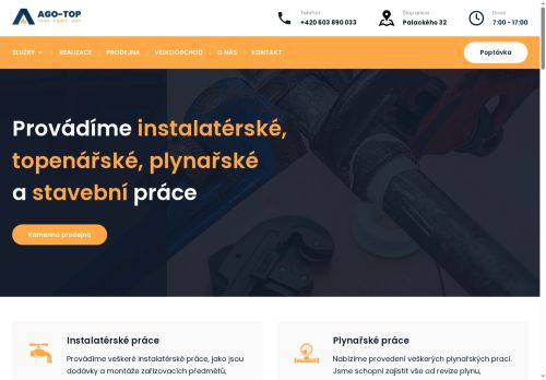 Zobrazit webové stránky AGO-TOP, s.r.o.