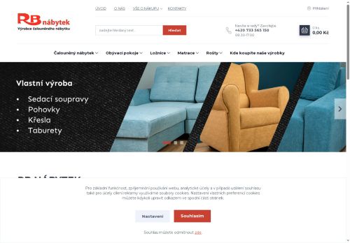 Zobrazit webové stránky RB nábytek