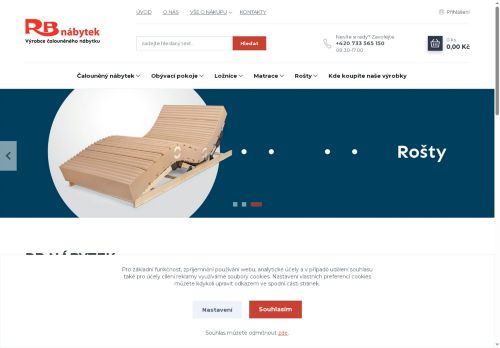 Zobrazit webové stránky Nábytek R. B.