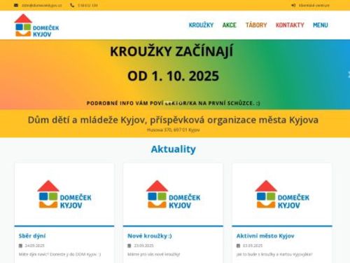 Dům dětí a mládeže Kyjov, příspěvková organizace města Kyjova