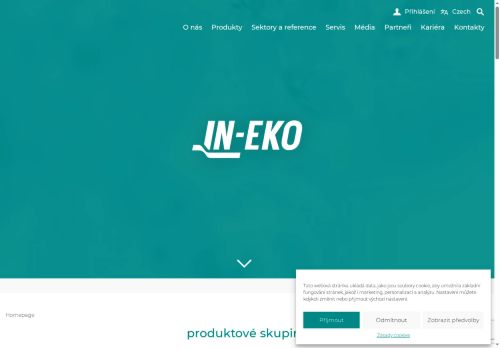 Webové stránky IN - EKO TEAM s.r.o., Tišnov