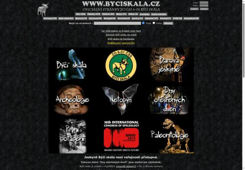 Zobrazit webové stránky Býčí skála