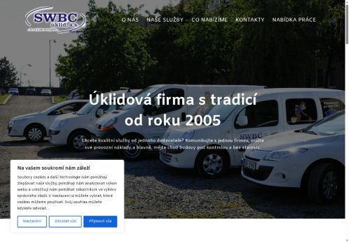 SWBC - úklid, a.s. nabízí práci na pozici zaměstnanec/zaměstnankyně úklidu v obci Brno