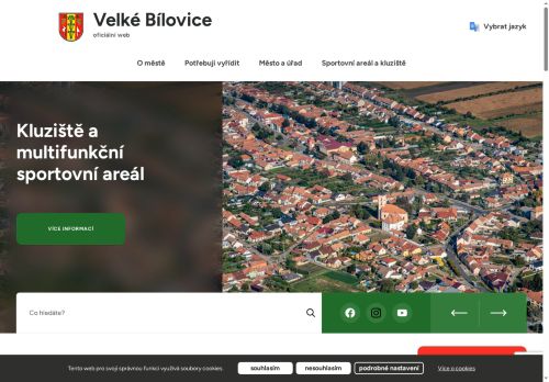 Zobrazit webové stránky Městský úřad Velké Bílovice