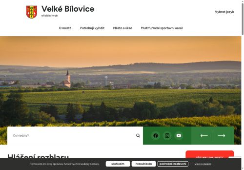 Zobrazit webové stránky Městský úřad Velké Bílovice
