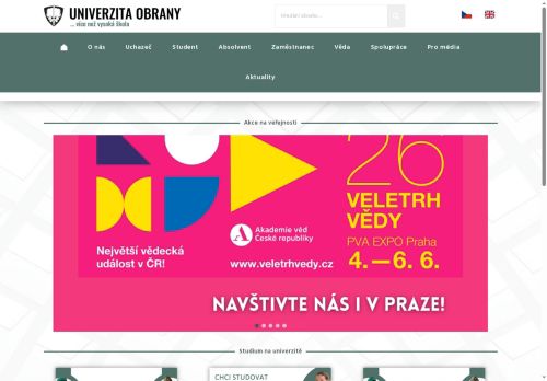 Webové stránky Ministerstvo obrany, Chocerady