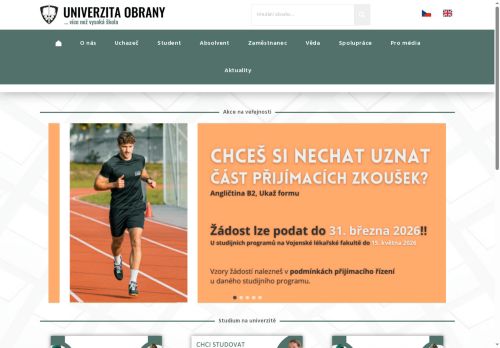 Webové stránky Ministerstvo obrany, Chocerady