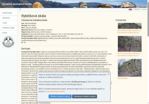 Zobrazit webové stránky Rybičková skála