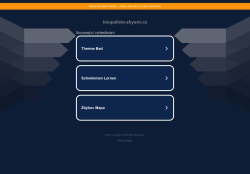 Zobrazit webové stránky Koupaliště ve Zbýšově