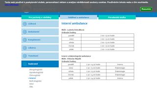 Zobrazit webové stránky Interní a diabetologická ambulance - MUDr. Ludmila Dohnálková