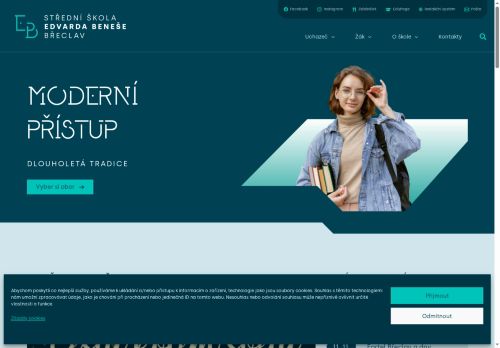 Zobrazit webové stránky Střední průmyslová škola a obchodní akademie E. Beneše Břeclav
