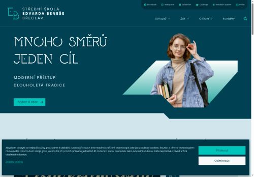Zobrazit webové stránky Střední průmyslová škola a obchodní akademie E. Beneše Břeclav
