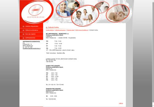 Zobrazit webové stránky Praktický lékař - MUDr. Hana Dvořáčková