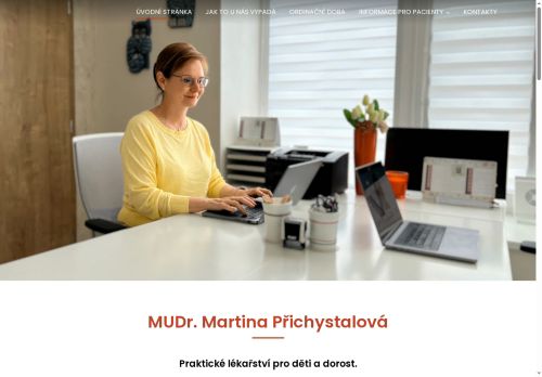 Zobrazit webové stránky Pediatrie - MUDr. Martina Přichystalová
