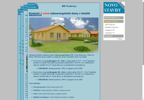 Zobrazit webové stránky Novostavby, s.r.o.