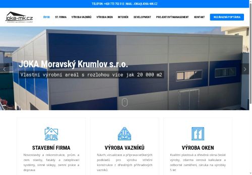 Zobrazit webové stránky JOKA Moravský Krumlov, s.r.o.