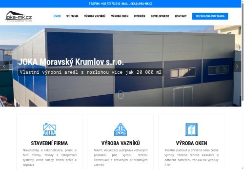 JOKA Moravský Krumlov, s.r.o. nabízí práci na pozici Zedník  m/ž v obci Skalice