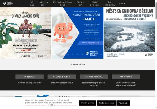 Zobrazit webové stránky Městská knihovna Břeclav