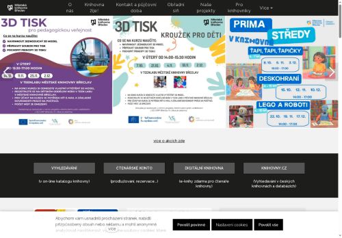 Zobrazit webové stránky Městská knihovna Břeclav