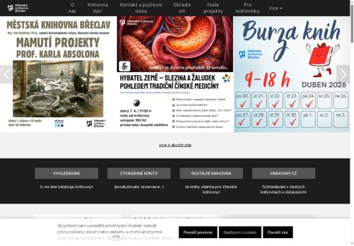 Zobrazit webové stránky Městská knihovna Břeclav