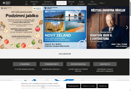 Zobrazit webové stránky Městská knihovna Břeclav