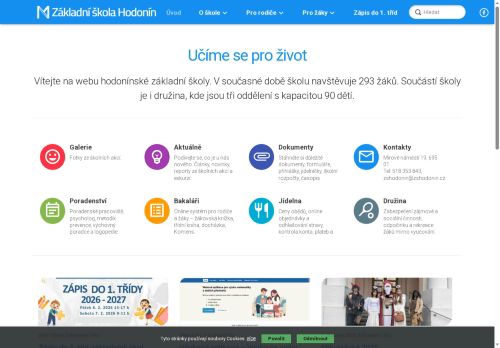 Zobrazit webové stránky Základní škola Hodonín