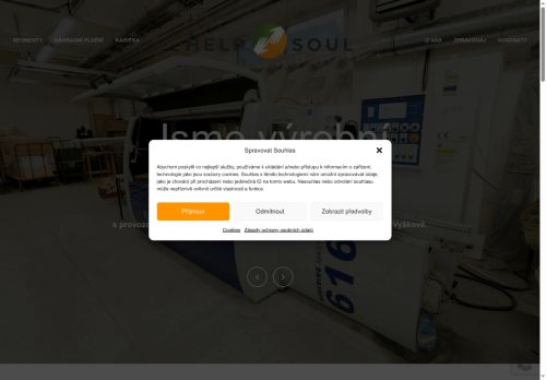Webové stránky HelpSoul s.r.o., Moravský Písek
