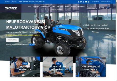 Webové stránky ZEMI BUILDING MACHINES a.s., Jindřichův Hradec