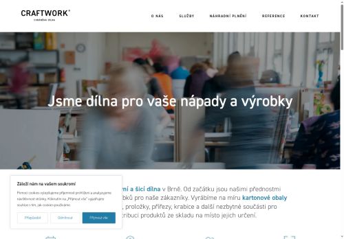 Craftwork s.r.o. nabízí práci na pozici Pomocné práce v kartonáži výroby - pouze pro OZP v obci Brno