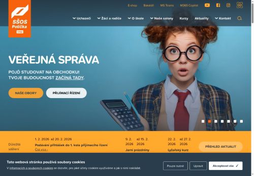 Střední škola obchodní a služeb SČMSD, Polička, s.r.o. nabízí práci na pozici Učitel/ka základů přírodních věd (biologie, chemie, ekologie) v obci Polička