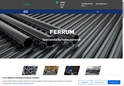 Zobrazit webové stránky Ferrum
