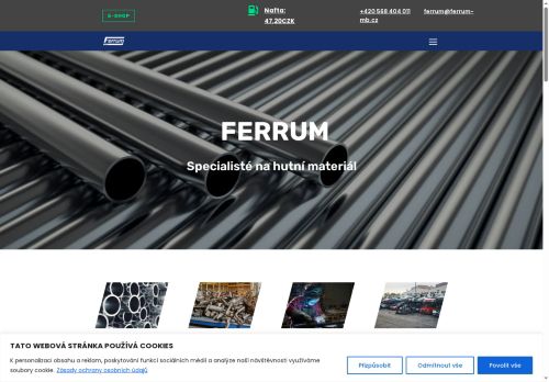 Zobrazit webové stránky Ferrum