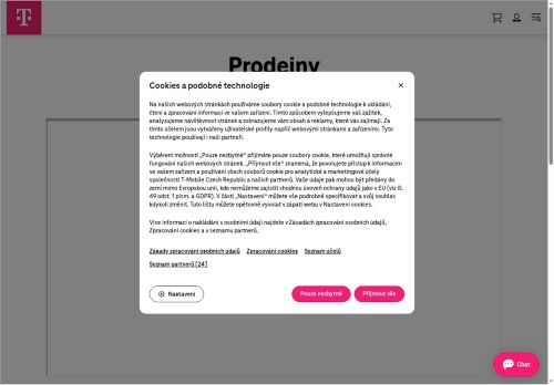 Zobrazit webové stránky Prodejna T-Mobile Vyškov
