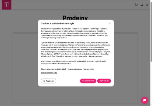 Zobrazit webové stránky Prodejna T-Mobile Vyškov