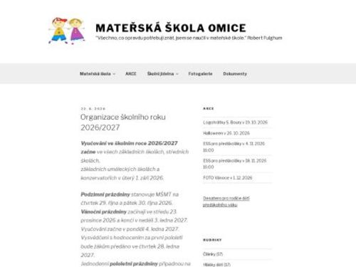 Mateřská škola Omice